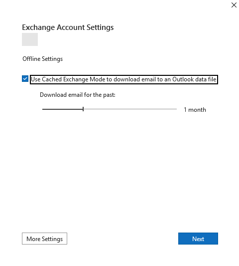 Exchabge Account Setting 